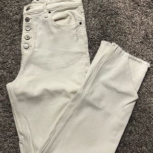 Abercrombie White Jeans